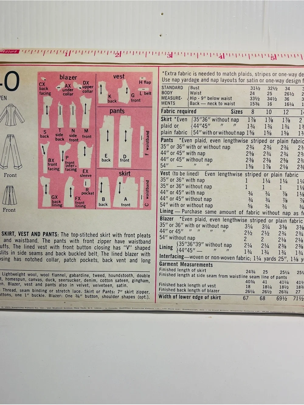 Simplicity & McCall's Vintage Sewing Pattern Lot - Yellow Blue Red Floral
